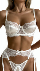 Élégance Satinée - Ensemble lingerie