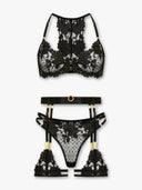 Black Lace Desire - Ensemble Lingerie